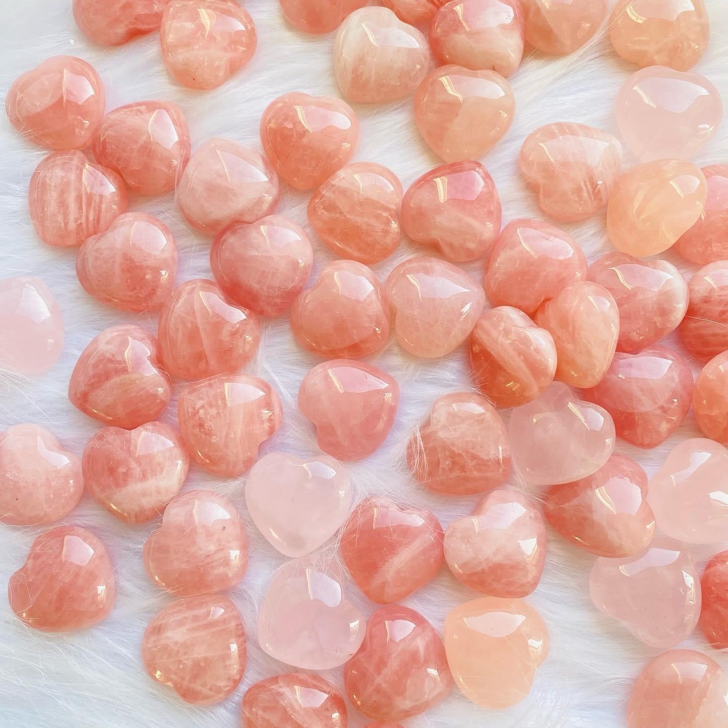 Rose Quartz Hearts
