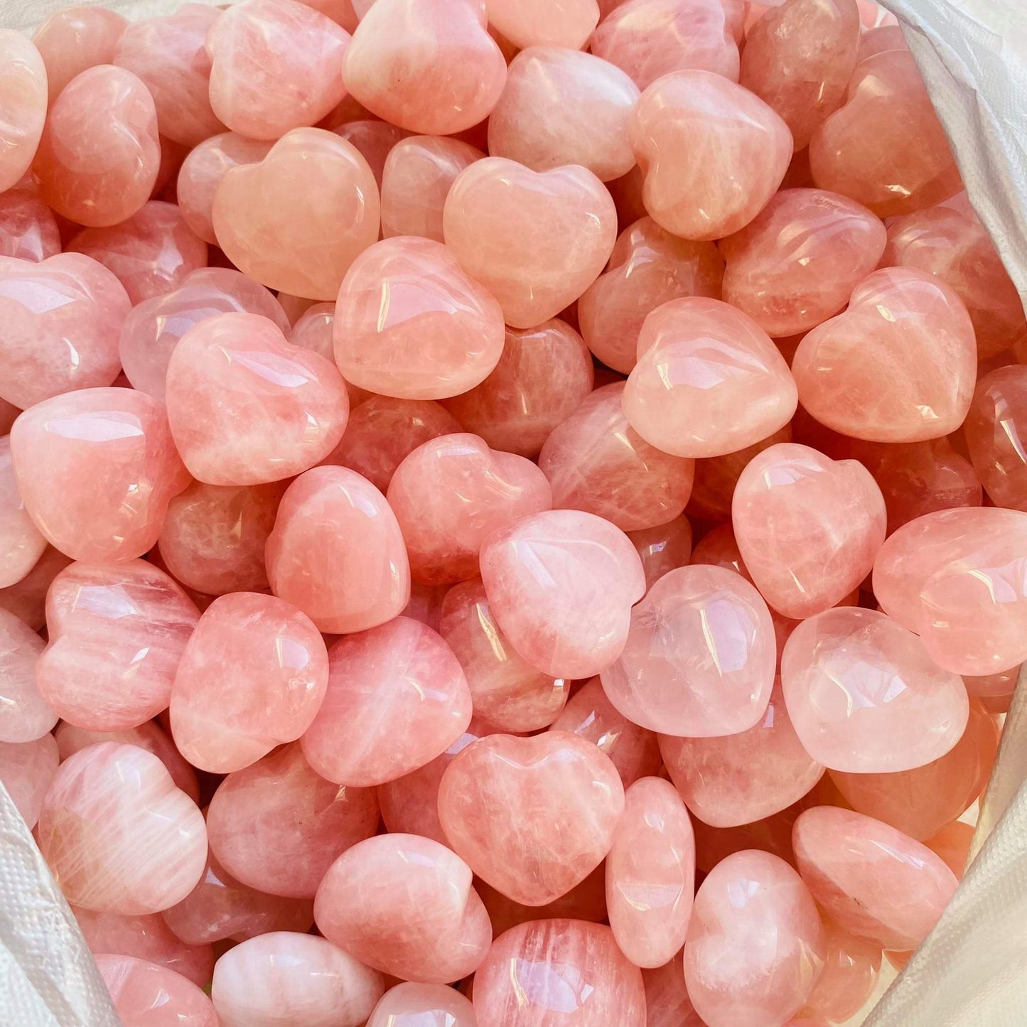 Rose Quartz Hearts