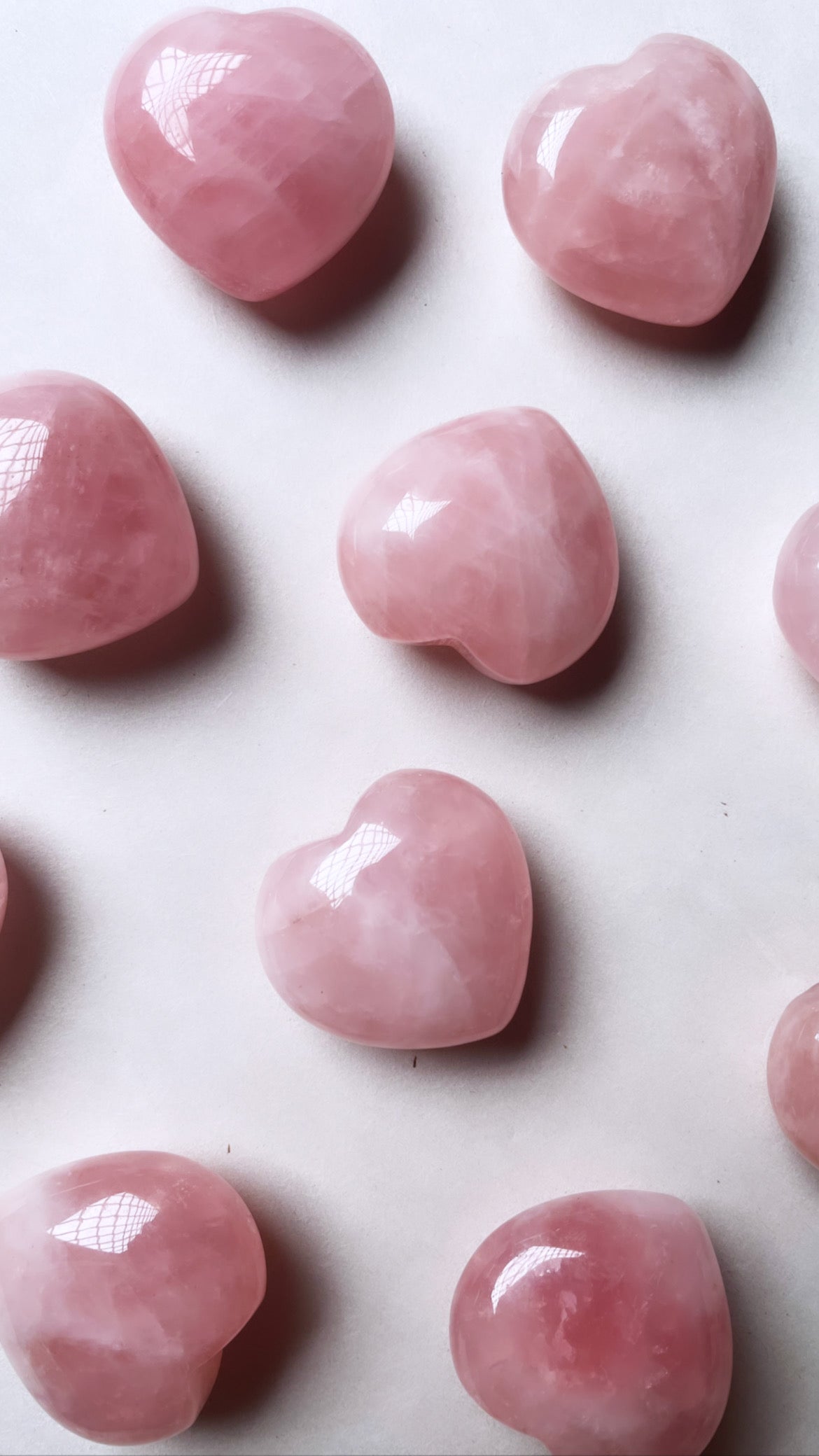 Rose Quartz Hearts
