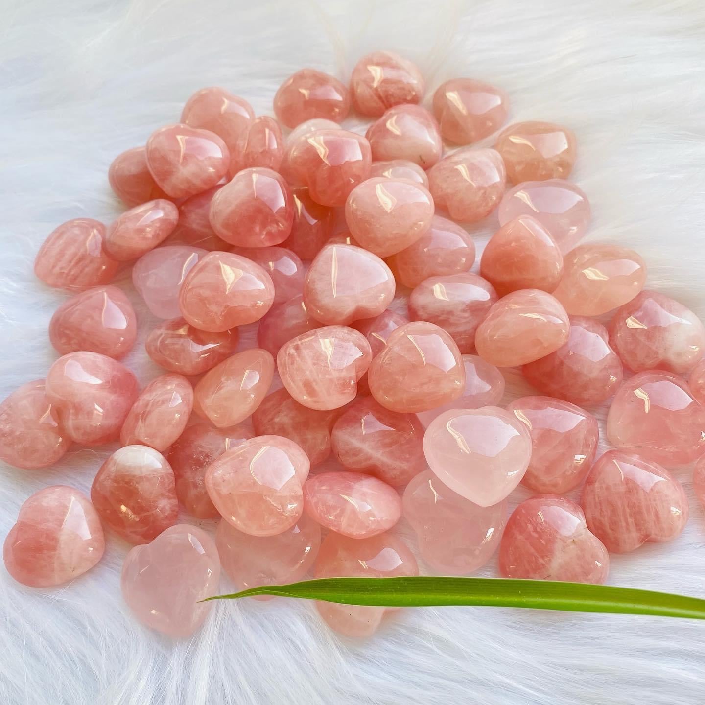 Rose Quartz Hearts