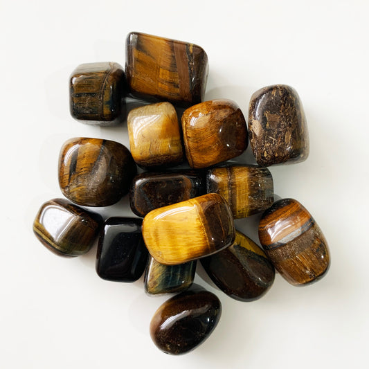 Tigers Eye Tumble Stone