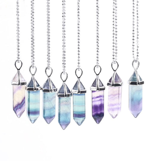 Rainbow Fluorite Necklace