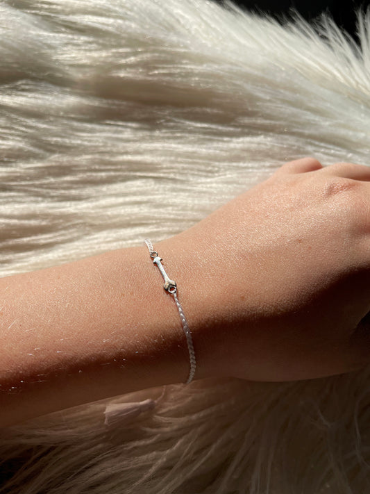 Arrow Wish Bracelet White