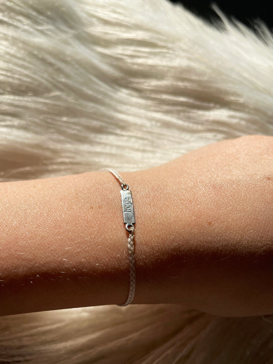 Hope Wish Bracelet White