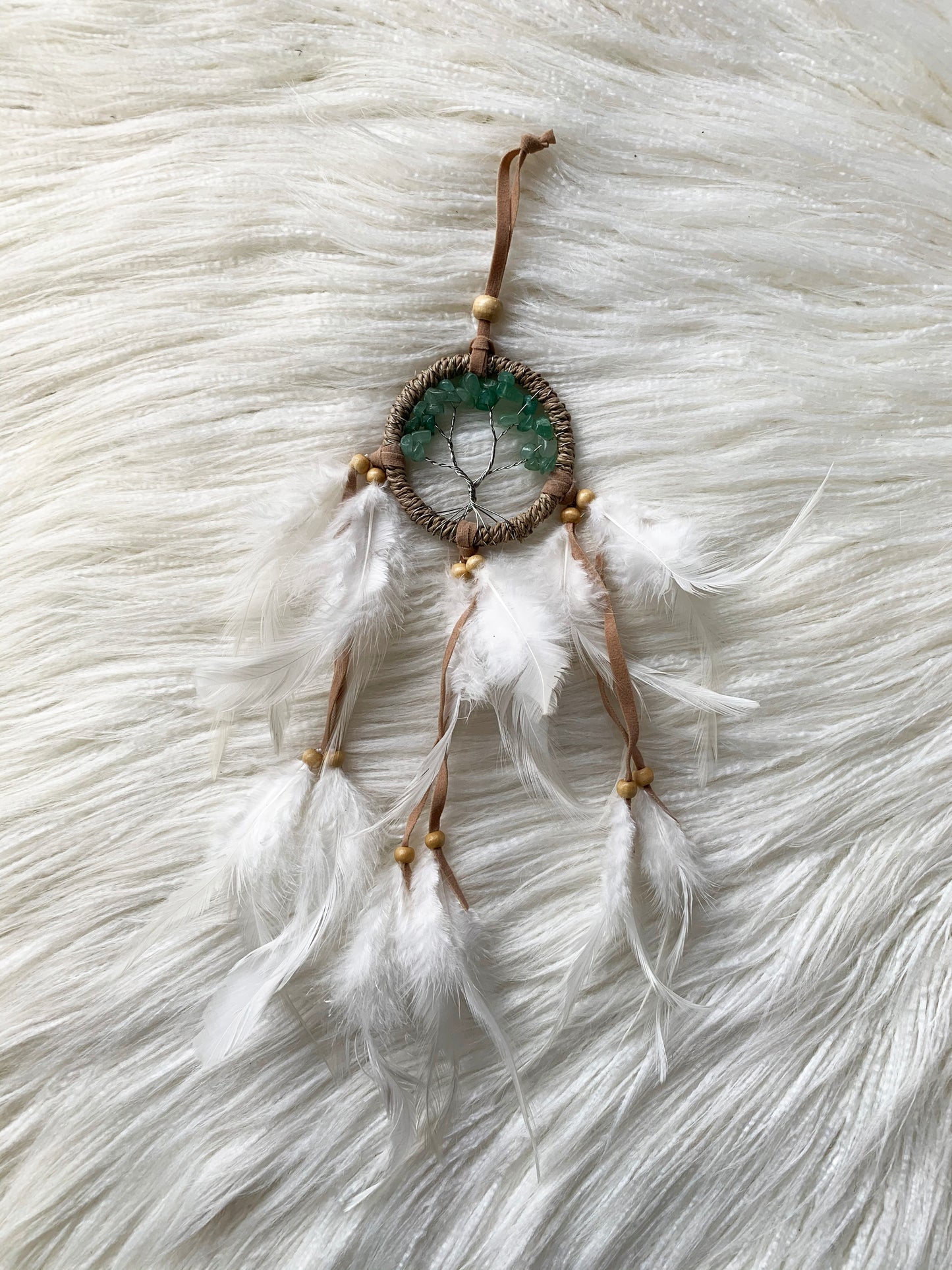 Dream Catcher Tree of Life Jade Crystal