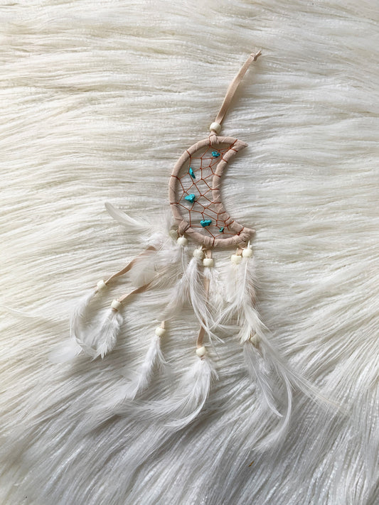 Moon Dream Catcher Tan Small