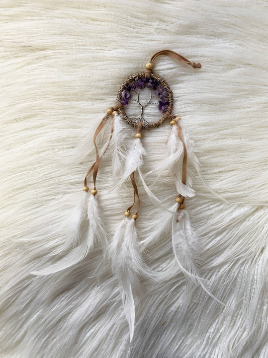 Dream Catcher Tree of Life Amethyst