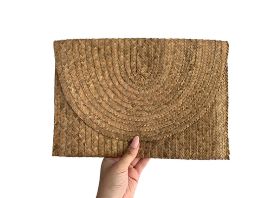 Palm Leaf Clutch