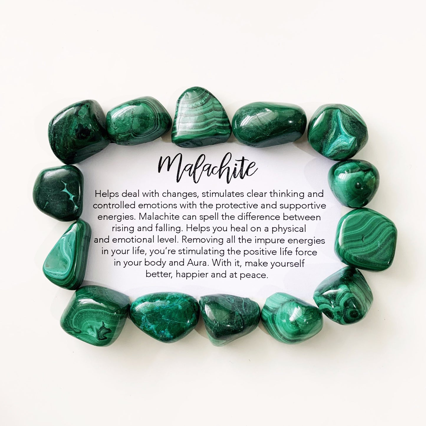 Malachite Tumble Stone