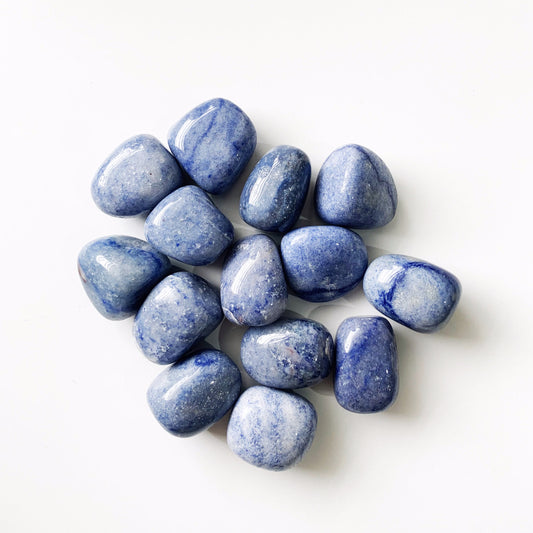 Blue Quartz Tumble Stone
