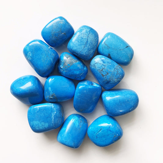 Blue Howlite Tumble Stone