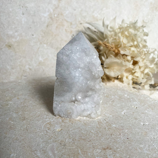 White Agate Geode Tower #5